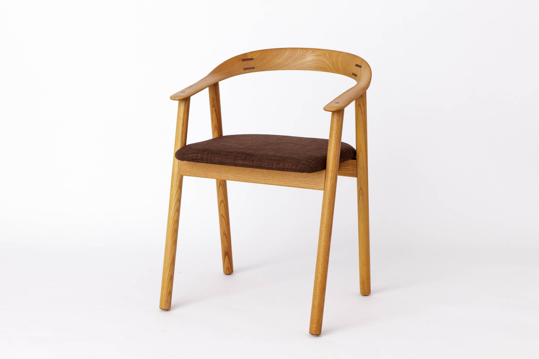 Lot de 6 chaises de salle à manger vintage en chêne – Probablement danoises, années 1970 – Rénovées