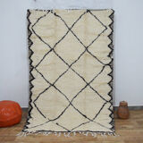Handmade moroccan berber carpet 238 x 150 cm