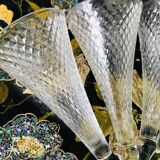 5 Trinquette champagne glasses or flutes - Henri Maire