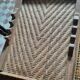 Vintage rattan lounge chair
