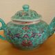 Théière chinoise porcelaine Mun Shou vintage