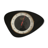 Lutetia black wall clock