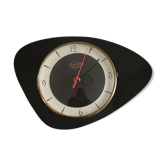 Lutetia black wall clock