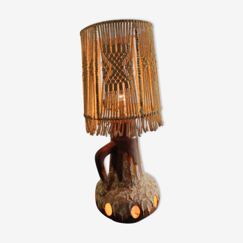 Lamp tierra del fuego from the French Massif Central dating from the late 60s