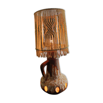 Lamp tierra del fuego from the French Massif Central dating from the late 60s