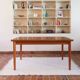 Table à manger scandinave extensible en teck années 60