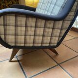Canapé vintage refait a neuf