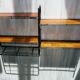 Modular shelves on wall or stand, published by Multimueble 1960