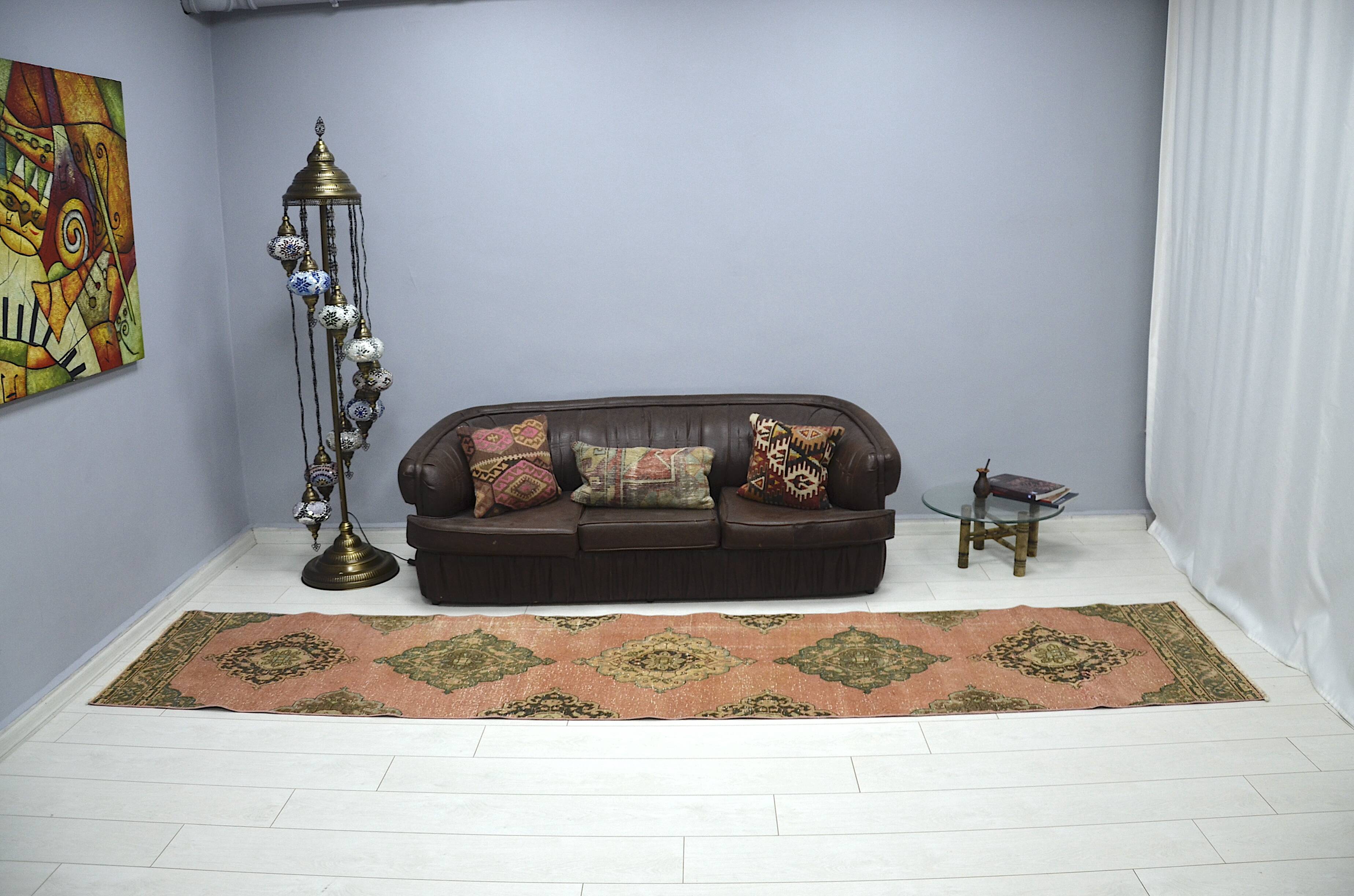 Red & Brown Turkish Handmade Rug sku 2214