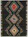 Hand-Knotted Turkish Contemporary 172 cm x 241 cm Black Wool Carpet