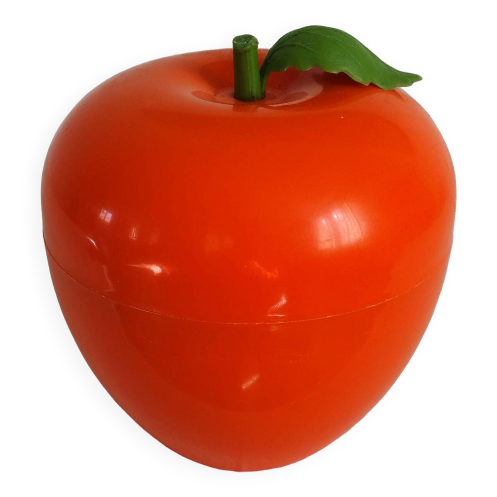 Vintage Orange Apple Ice Bucket