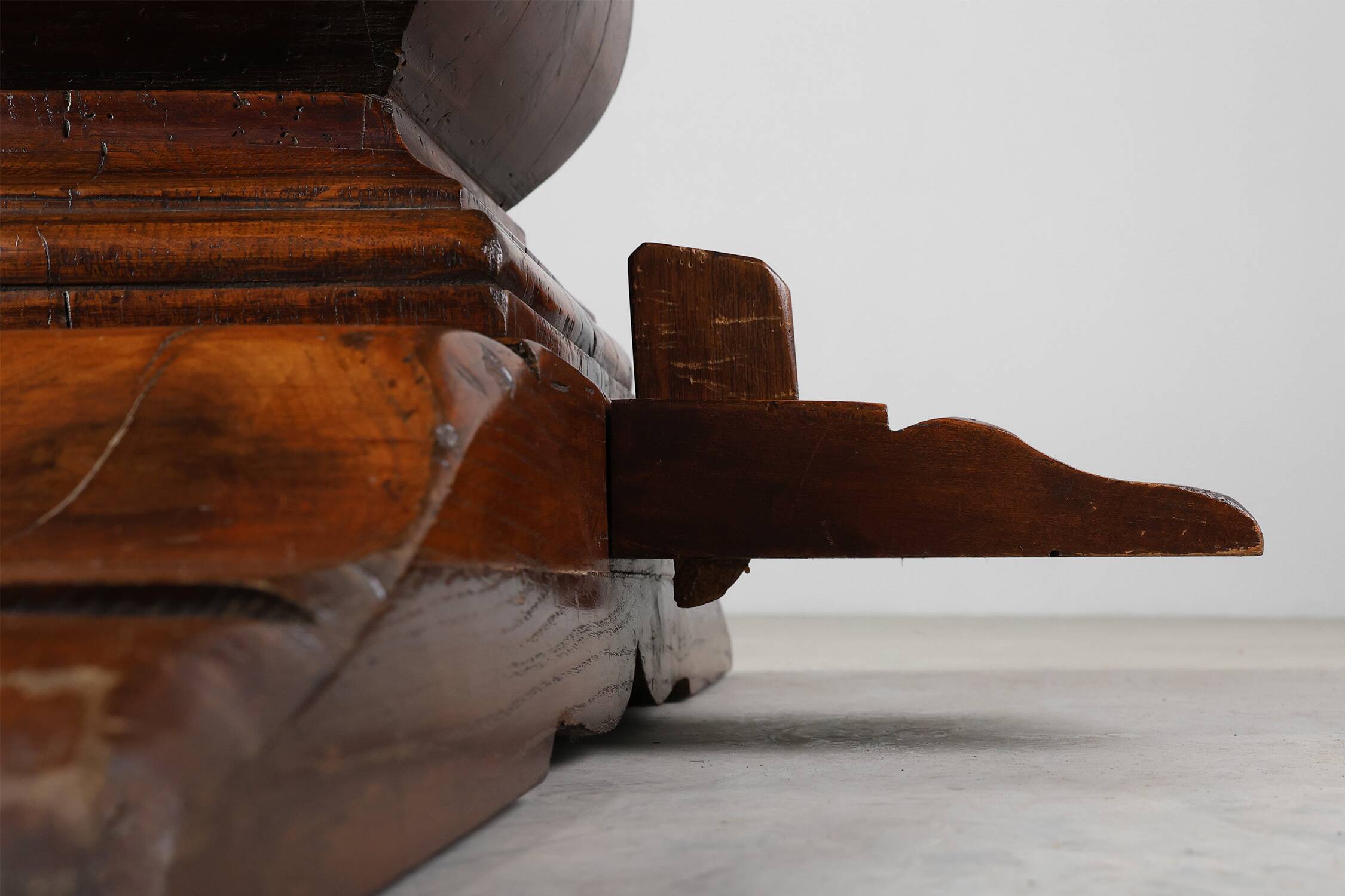 19th Century French Provincial Oak Monastery Dining Table