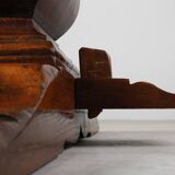 19th Century French Provincial Oak Monastery Dining Table