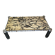 Table basse marbre de Calacatta fin 1970