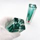 Paire de soliflores brutalistes Schott Zwiesel Cristal Eisglas