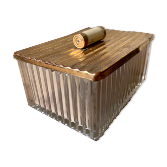 Art deco glass box
