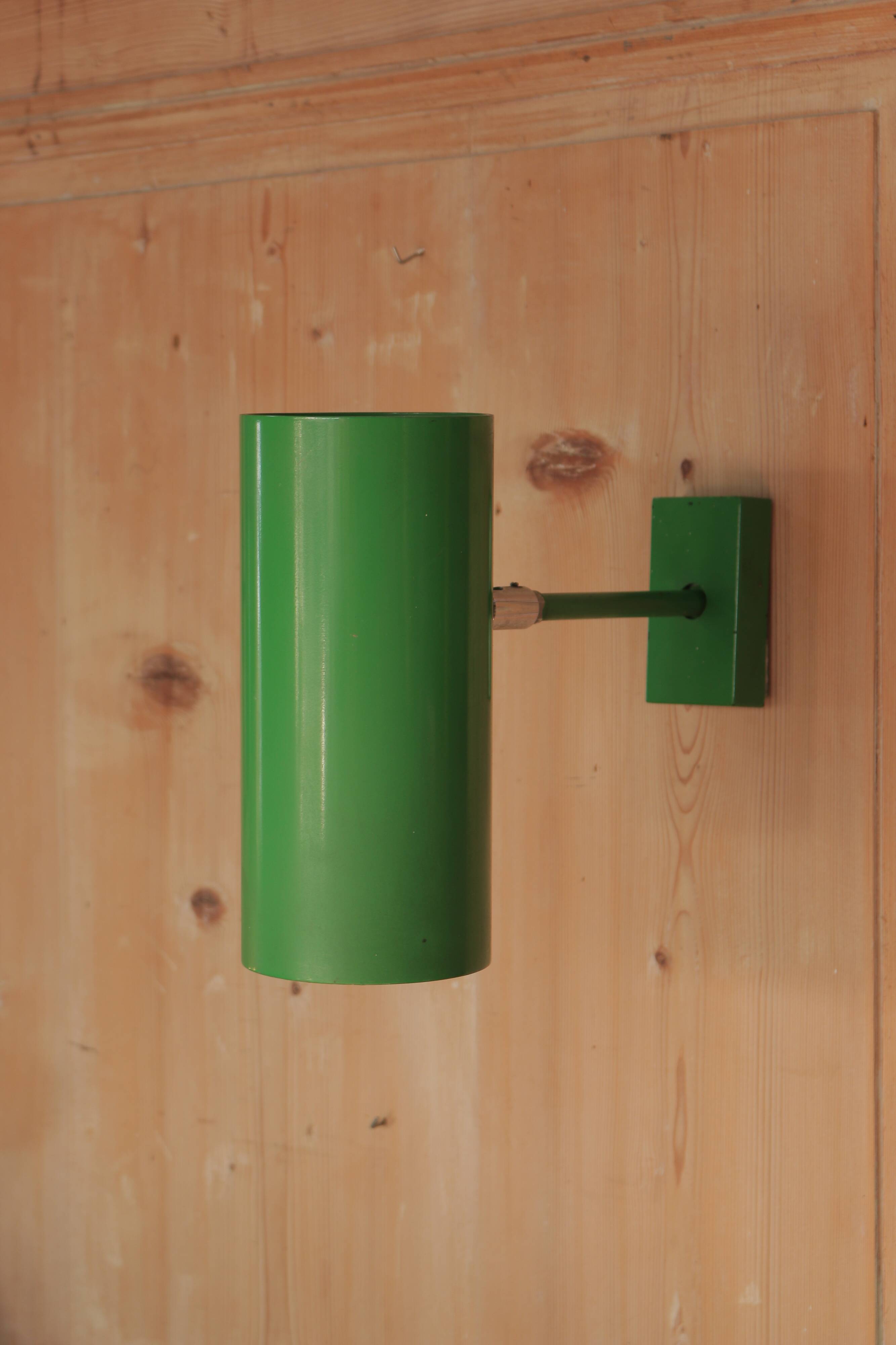 Vintage green wall lights