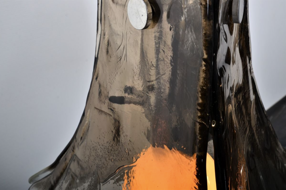 Murano glass flower lamp Kalmar Franken after a model of Nason