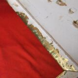 Cadre bois stuc dorure à la feuille encadrement