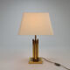 24kt Gold-plated table lamp, 1970s