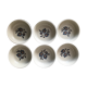 6 hollow plates sandstone earthenware of Saint Amand floral decoration Sologne