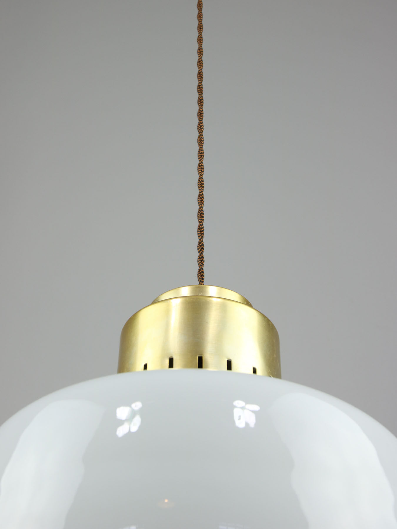 Mid-century Opaline Pendant Lamp
