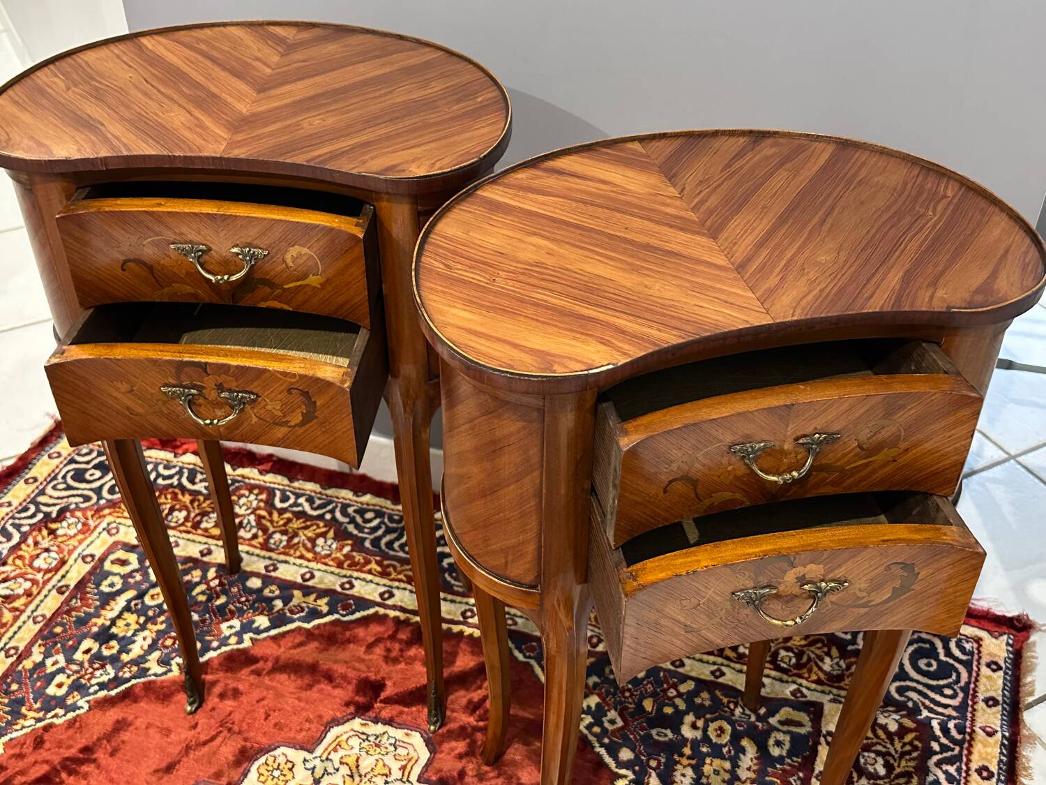 Paire de Chevet  rognon Louis XV