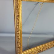 Old wooden frame - golden stucco period 1900 66x50cm, leaf 57x41 cm S26
