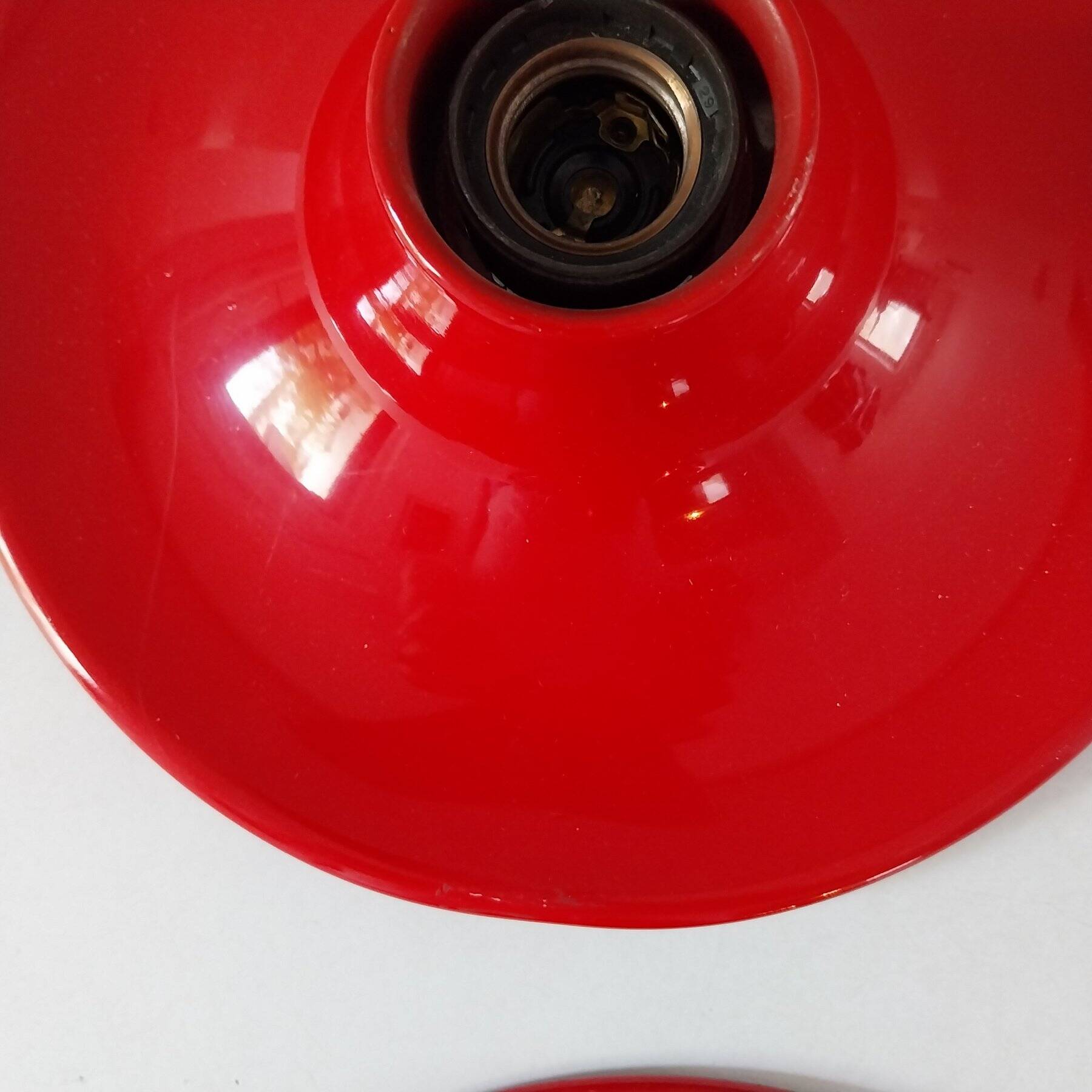 Set of two Italian design wall lights by Targetti from the 1970s.