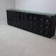 Black brutalist sideboard by Frans Defour, Belgium 1970's