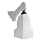 Applique Art Déco porcelaine opaline années 20-30