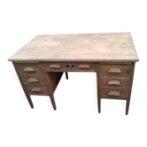 Bureau d'administration en chêne massif brut, années 30