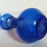 Trio of vintage blown glass soliflore vases