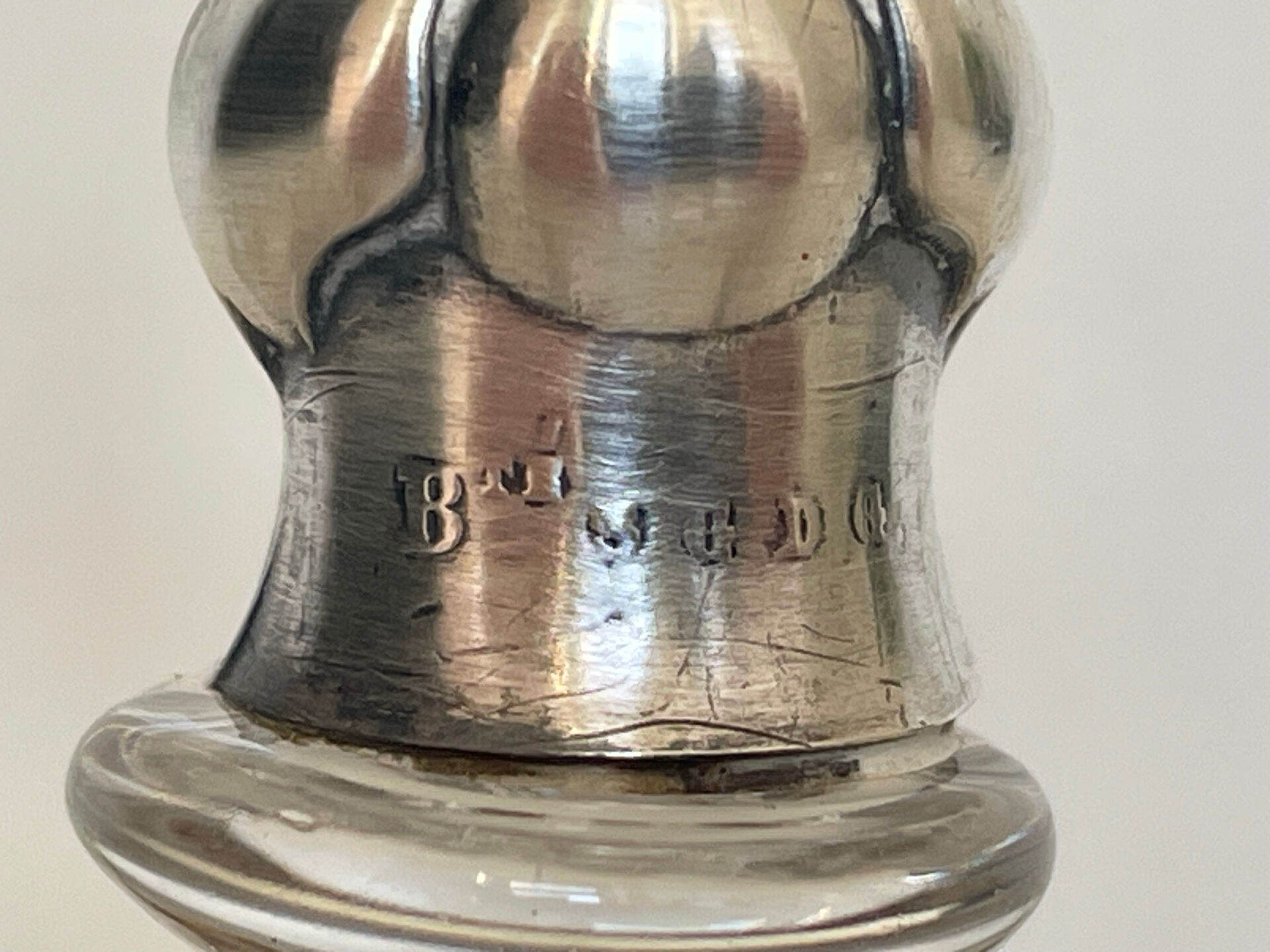 Saleron double argent massif, XIXe siècle, Napoléon III