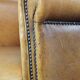 Stately, sleekly finished, comfortable sheepskin armchair