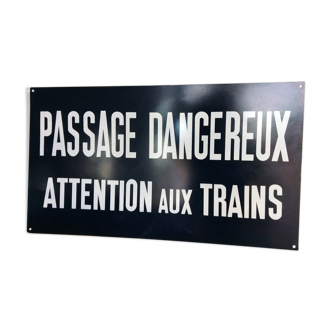 Plate sncf railway trains dangerous passage