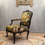 Armchair with flat back, Regency period, early XVIIIth