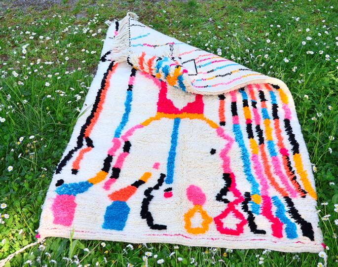Authentic Azilal Berber rug - 1.5 x 1 m - Handwoven
