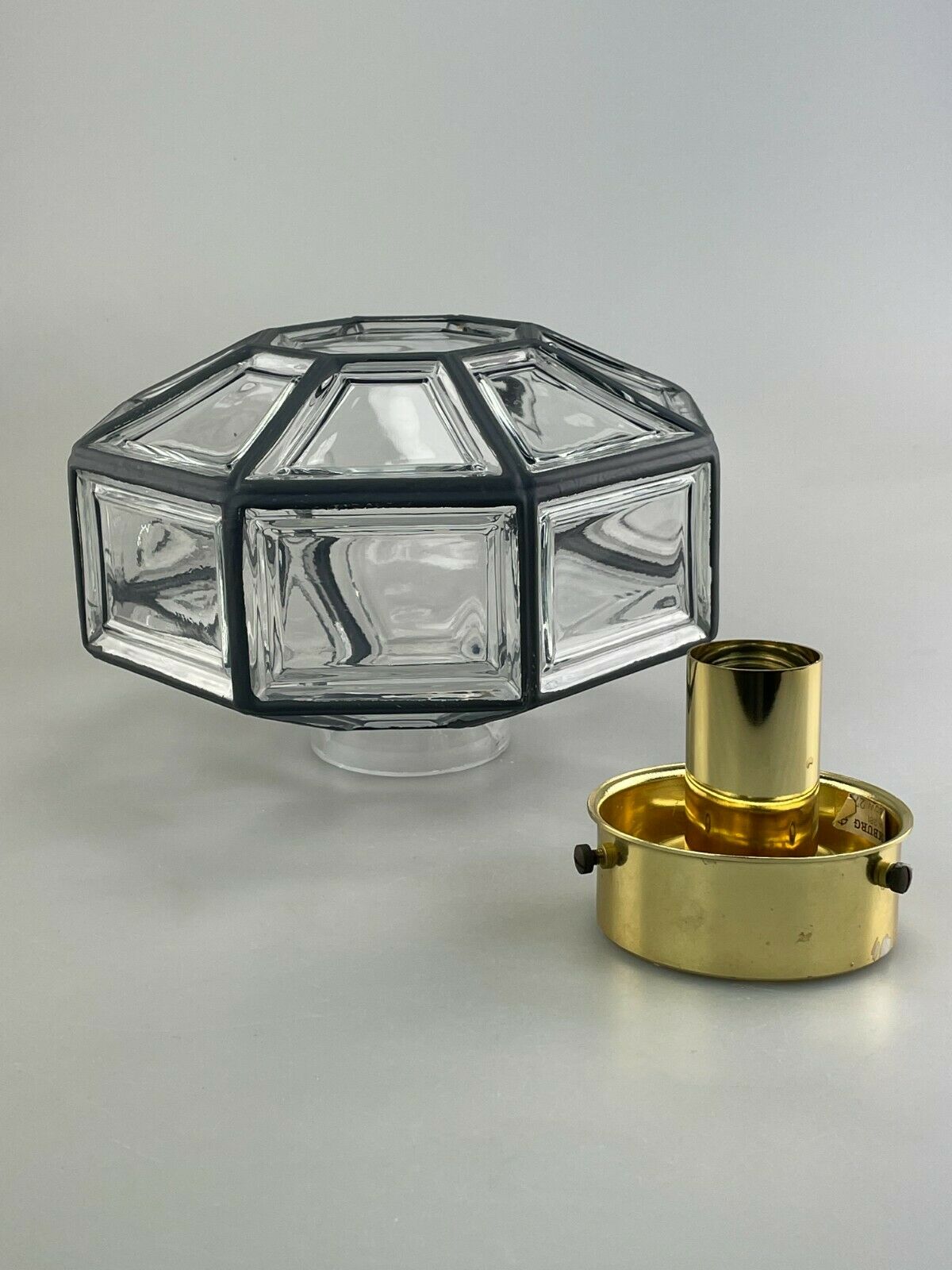 60s 70s lamp light ceiling lamp Limburg glass space age design 60s 70s