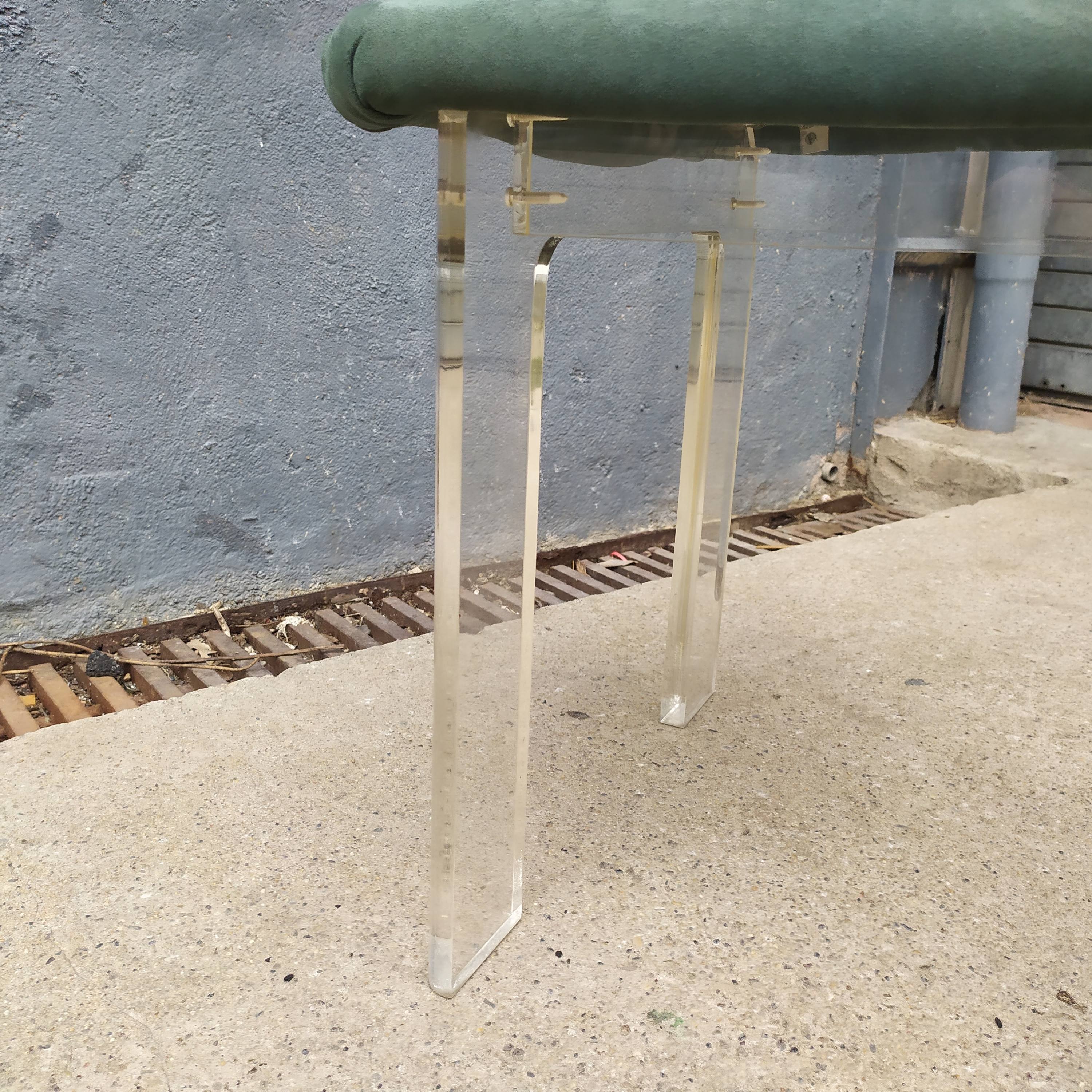 4 Plexiglas Roche and Bobois chairs