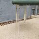 4 chaises plexiglas Roche et Bobois