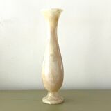 Alabaster candle holder