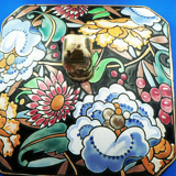 Candy box in earthenware Boch Brothers Kéramis Raymond Chevalier circa 1935