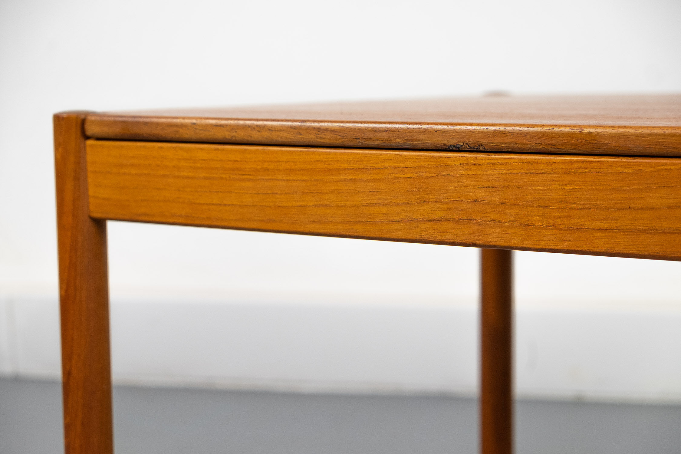 Solid teak coffee table by Kai Kristiansen for Magnus Olesen, 1960s