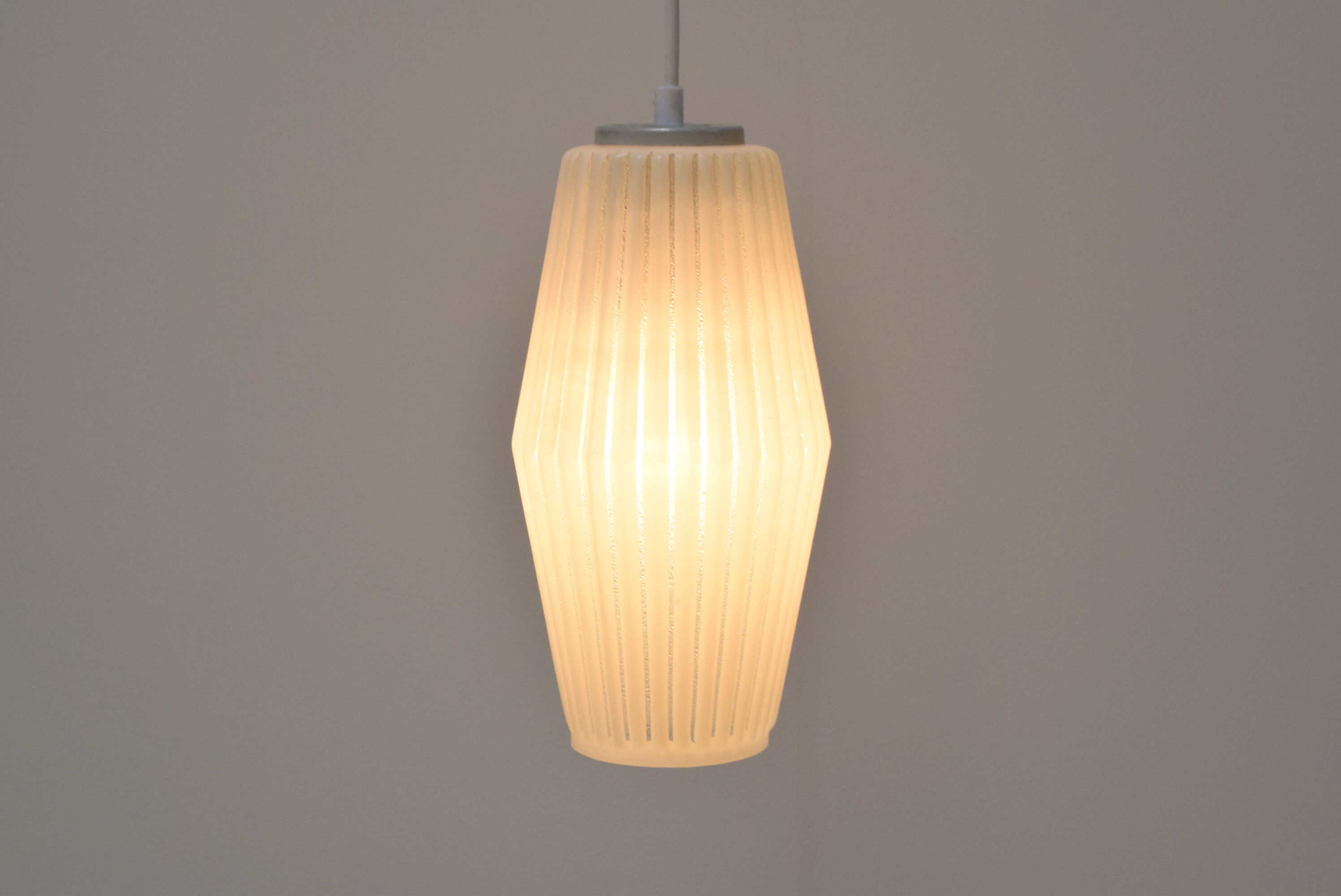 Mid-century Glass Pendant,1960's.