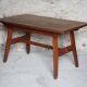 Table René Gabriel, table bois vintage, table à manger, table salon, table de repas, cuisine, 40's