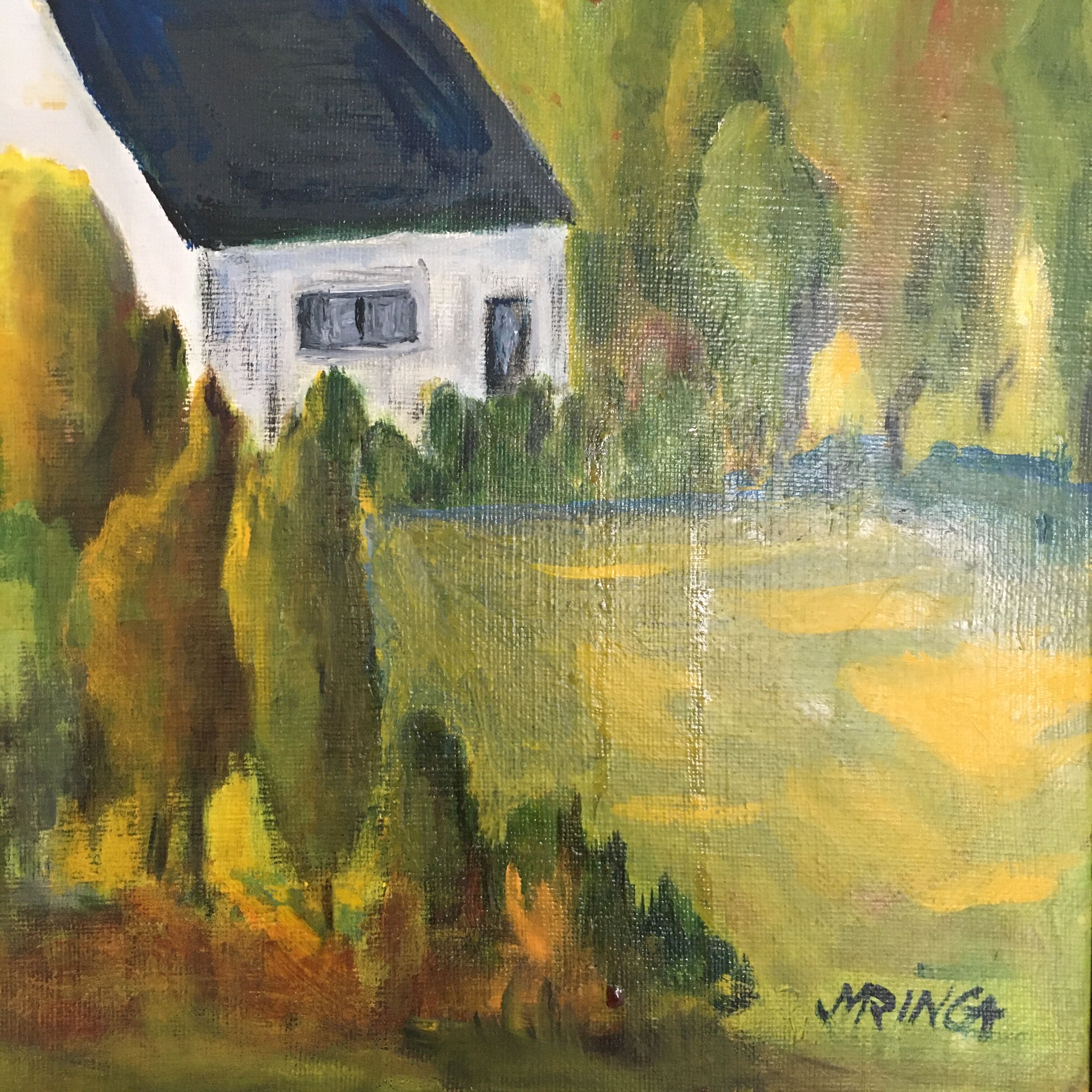 Table Trees and House