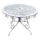 Table de jardin fer forgé ouvragé