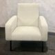Pair of DISTEX MARCO ZANUSO ARFLEX armchairs, 1954-1960, gold frames