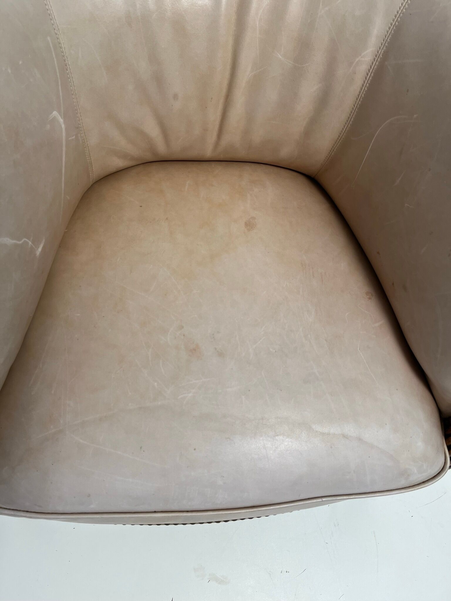 Skai barrel armchair from the 20s-30s